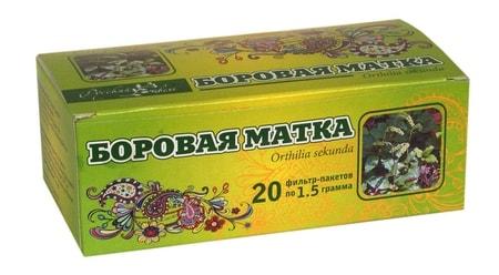 Чай в фильтр-пакетиках из боровой матки