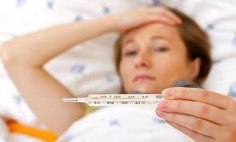 Простуда яичников и повышение температуры тела